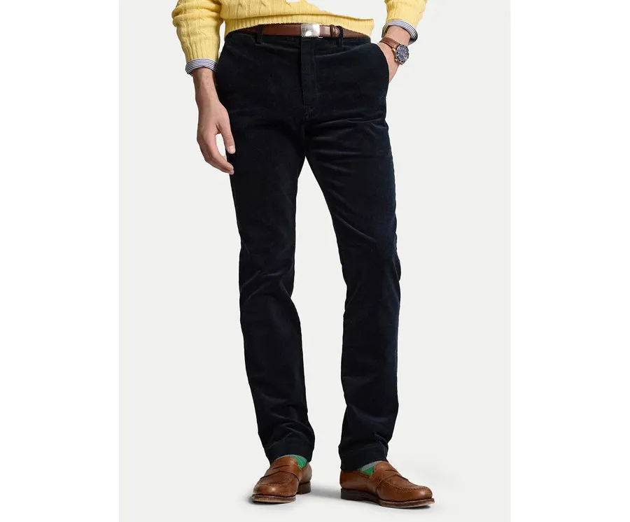 obrazek 1 Polo Ralph Lauren Spodnie materiałowe 710879958012 Granatowy Slim Fit