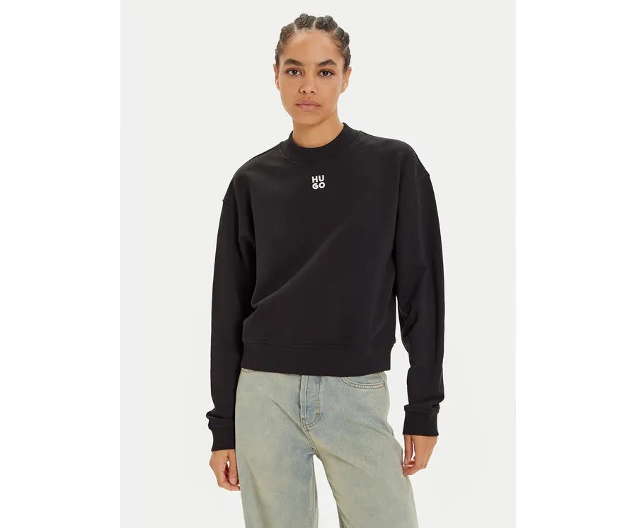 obrazek 1 Hugo Bluza Daxandria 50527463 Czarny Relaxed Fit HUGO