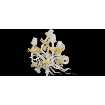 Picture Elite modern Murano glass chandelier from Italy – Vetreria Artistica Rosa