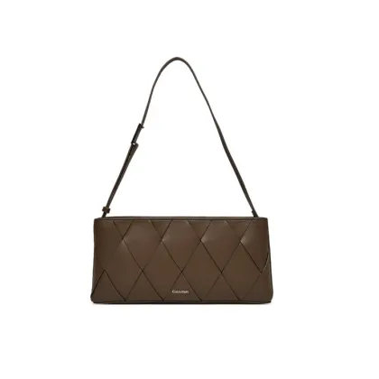 Zdjęcie Calvin Klein Torebka Ck Woven Elongated Shoulder Bag K60K612992 Brązowy