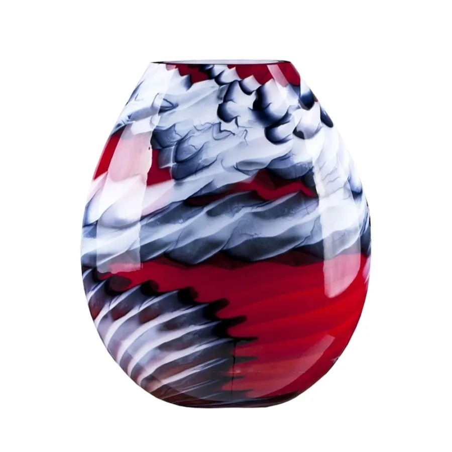 obrazek 1 Trójkolorowa włoska lampa Variegato ze szkła