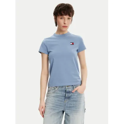 Zdjęcie Tommy Jeans T-Shirt DW0DW20153 Niebieski Regular Fit