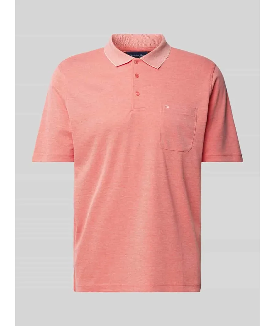obrazek 1 Koszulka polo o kroju regular fit z kieszenią na piersi