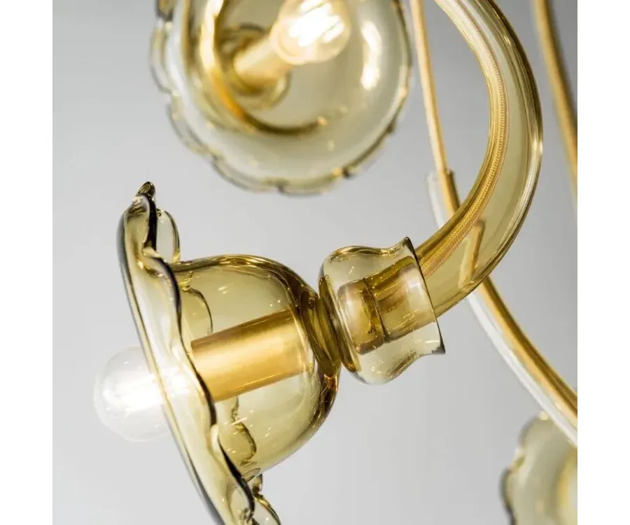 obrazek 5 Prestiżowa włoska szklana lampa wisząca - szkło murano wykonane ręcznie