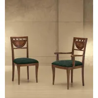 Picture Elite French-style armchair and chair for the living room – Morello Gianpaolo