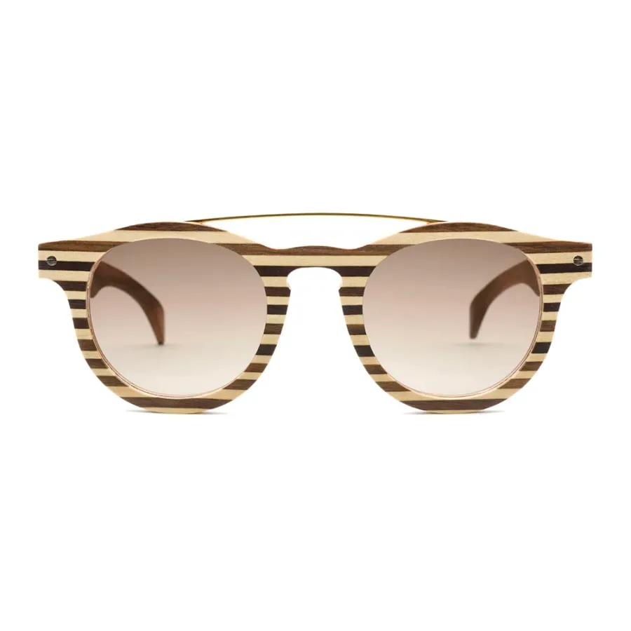 obrazek 1 Kobiece okulary z drewna i metalu - Legno Light