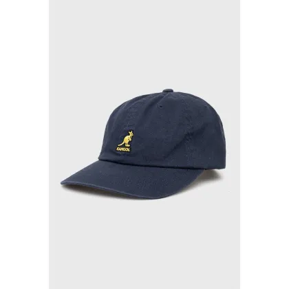Zdjęcie Kangol czapka kolor granatowy z aplikacją K5165HT.NV411-NV411