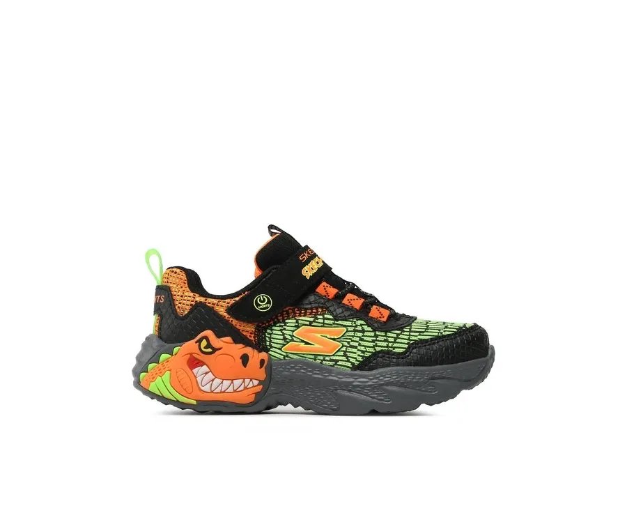 obrazek 1 Skechers Sneakersy Dino Lights 400615L/BKOR Czarny