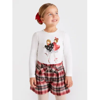 Zdjęcie Mayoral Szorty materiałowe 4210 Bordowy Regular Fit