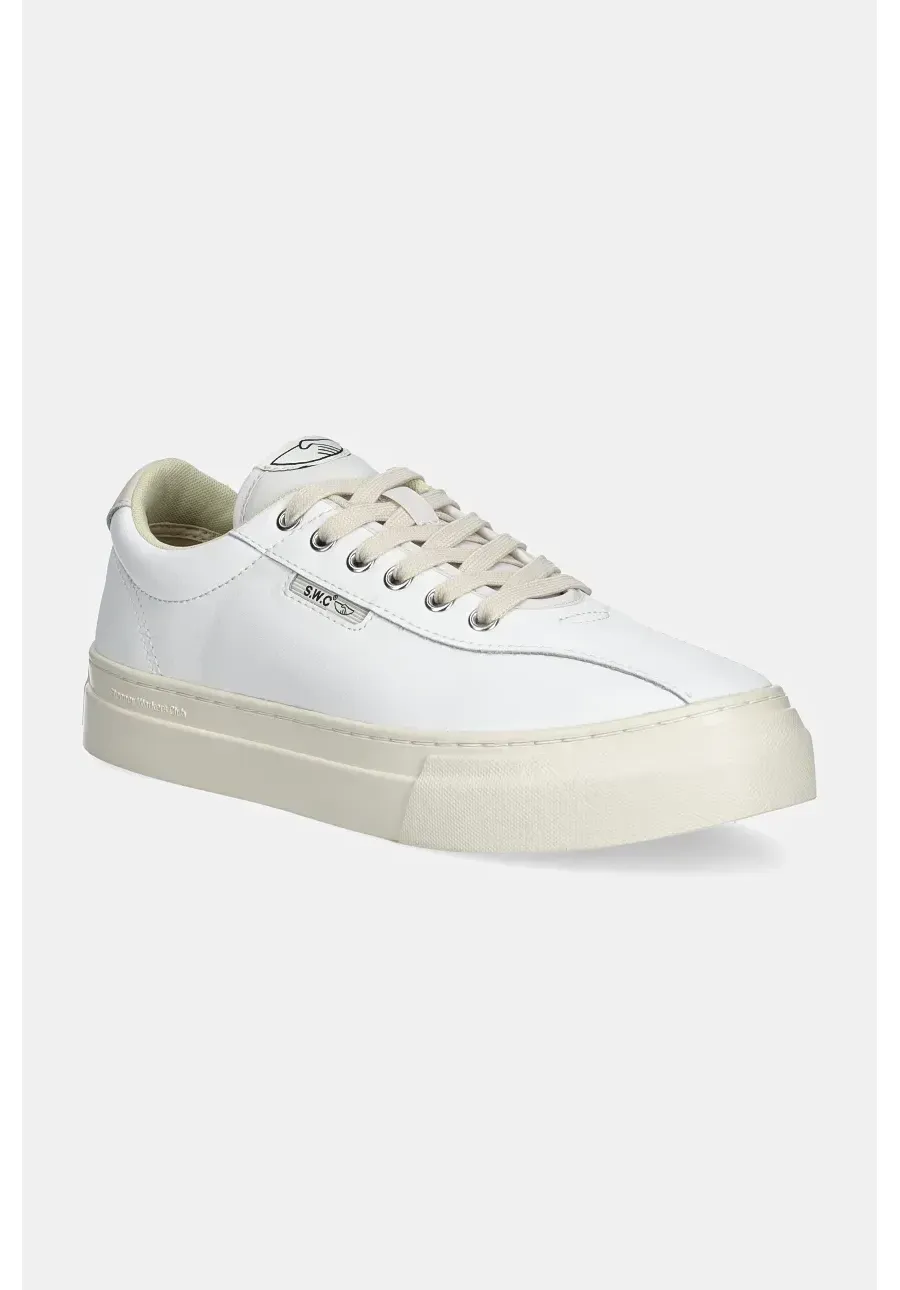 obrazek 1 Stepney Workers Club sneakersy skórzane Dellow 02 Cup Leather kolor biały YA21500