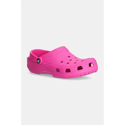 Zdjęcie Crocs klapki Classic damskie kolor różowy 10001