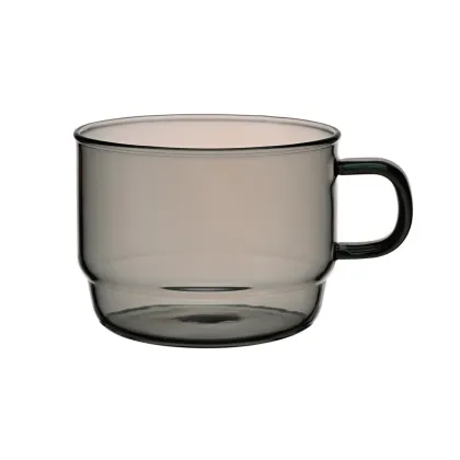 Zdjęcie Hario - Colors Stacking Mug Cup - Szklany kubek szary 300ml HARIO