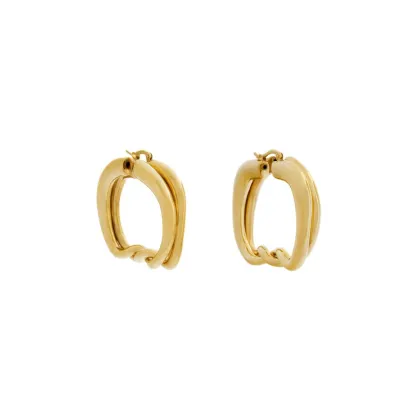 Zdjęcie JACQUEMUS Kolczyki 24E241JW654-5845 Złoty