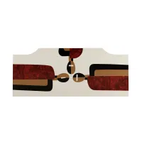 Zdjęcie Duży stylowy zagłówek w stylu art deco