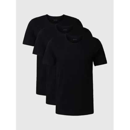 Zdjęcie T-shirt z wyhaftowanym logo, w zestawie 3 szt., model ‘Classic’