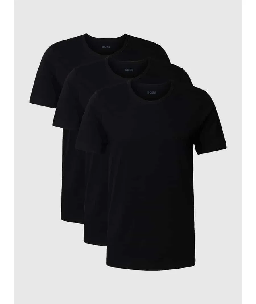 obrazek 1 T-shirt z wyhaftowanym logo, w zestawie 3 szt., model ‘Classic’