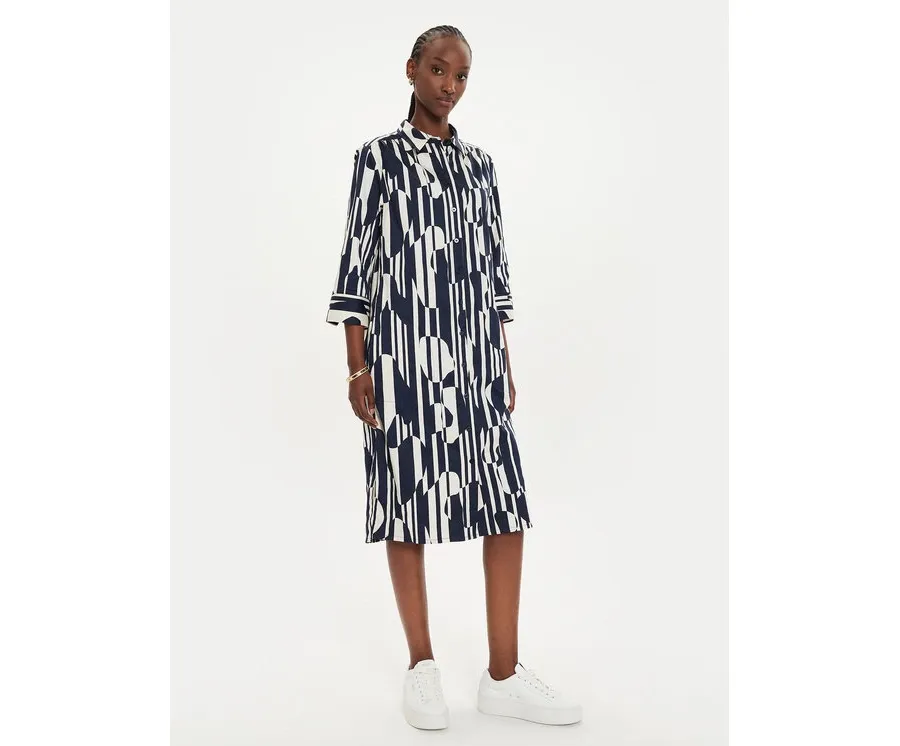obrazek 1 Olsen Sukienka koszulowa 13001790 Granatowy Regular Fit