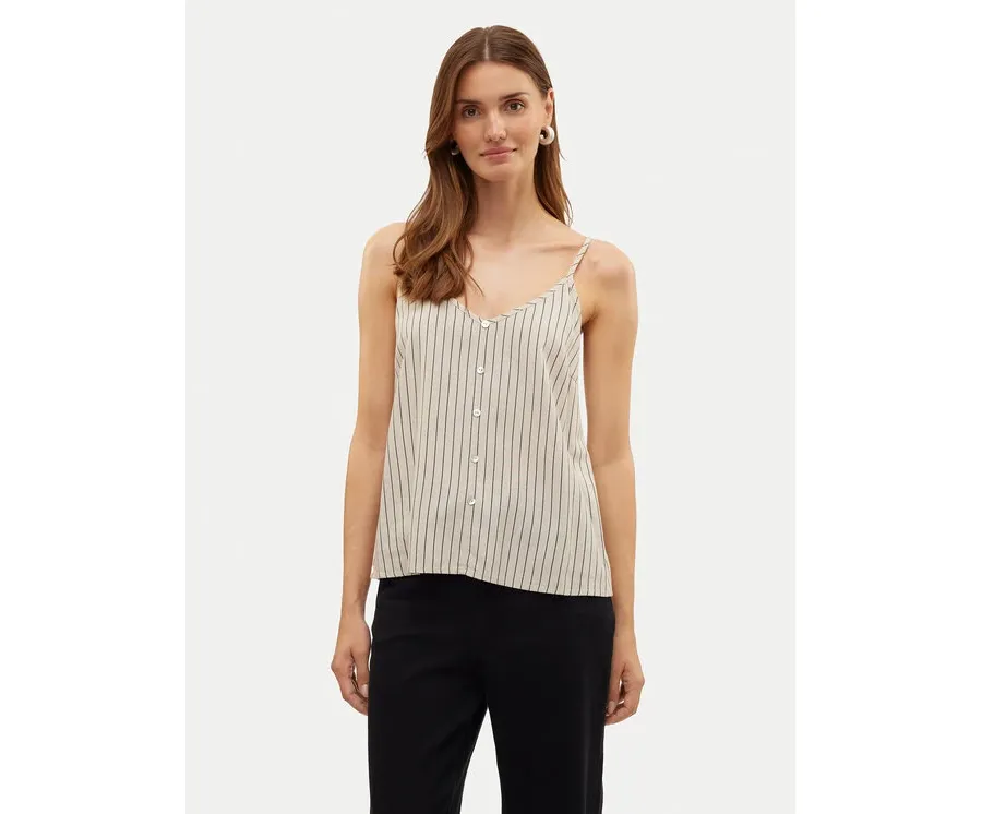 obrazek 1 Vero Moda Top Mymilo 10303690 Beżowy Regular Fit