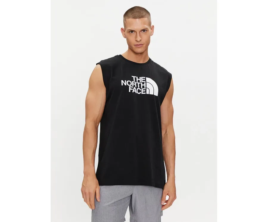 obrazek 1 The North Face Tank top Easy NF0A87R2 Czarny Regular Fit