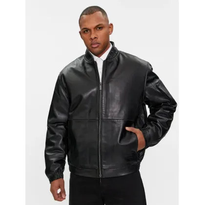 Zdjęcie Calvin Klein Kurtka skórzana Hero K10K112372 Czarny Regular Fit