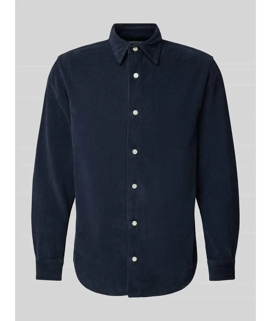 obrazek 1 Koszula sztruksowa o kroju regular fit z kołnierzykiem typu kent model ‘TRISTAN’