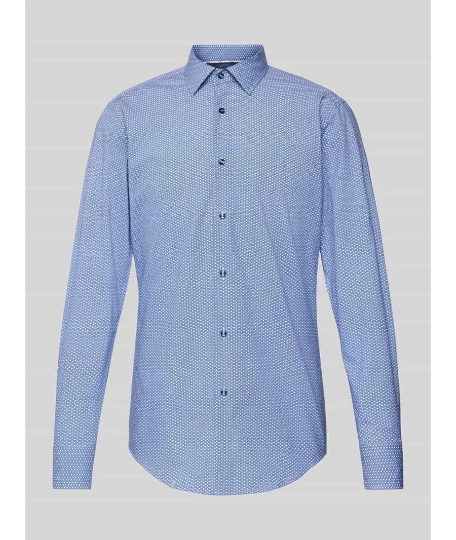 obrazek 1 Koszula biznesowa o kroju slim fit z kołnierzykiem typu kent model ‘Hank’