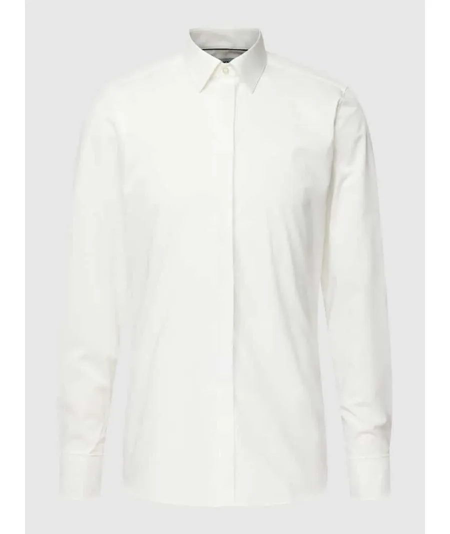obrazek 1 Koszula smokingowa o kroju slim fit z dodatkiem streczu