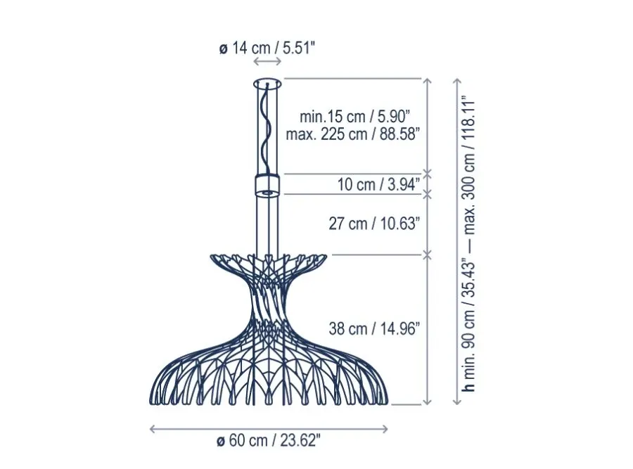 obrazek 2 Unikalna lampa wisząca Dome