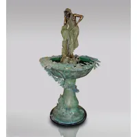 Zdjęcie Fontanna - rzeźba z brązu przedstawiająca Rebekę z amforą - Fonderia Artistica Ruocco