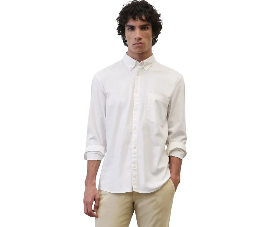 obrazek 1 Marc O'Polo Koszula B21 7242 42414 Écru Regular Fit