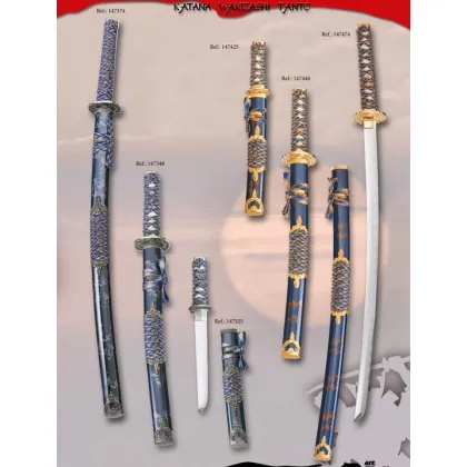 Zdjęcie Niesamowite repliki broni samurajskich tanto, wakizashi, katana