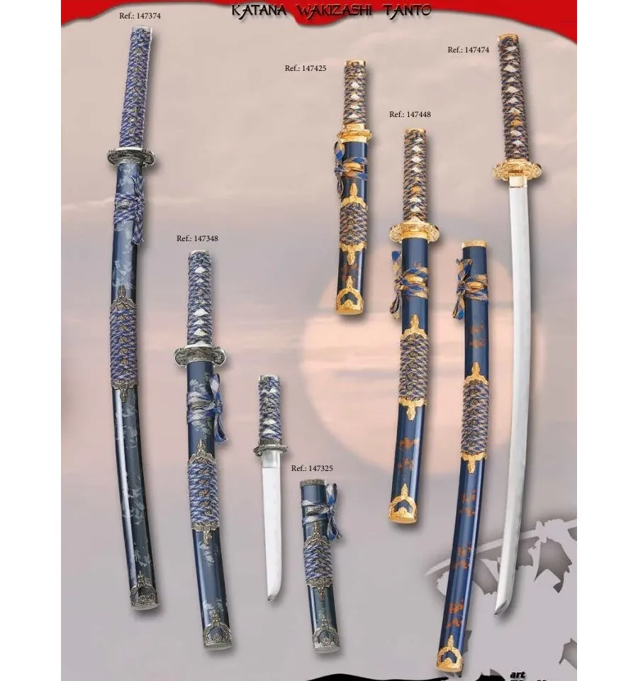 obrazek 1 Niesamowite repliki broni samurajskich tanto, wakizashi, katana