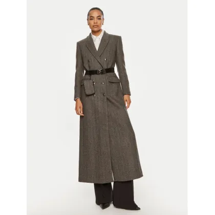 Zdjęcie Elisabetta Franchi Płaszcz zimowy CP-00-246E2-V1000 Szary Regular Fit