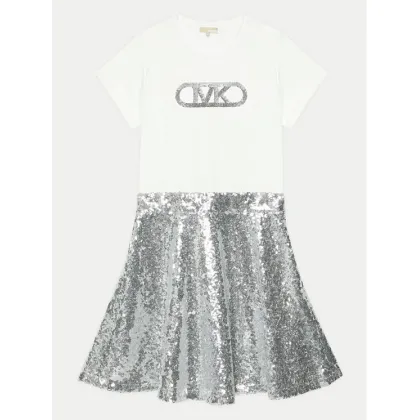 Zdjęcie MICHAEL KORS KIDS Sukienka codzienna R30173 D Srebrny Regular Fit