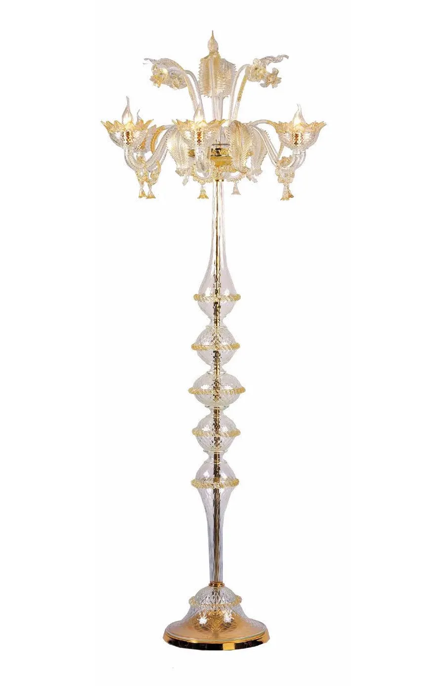 obrazek 1 Stylowa Lampa podłogowa z włoch na 6 żarówek