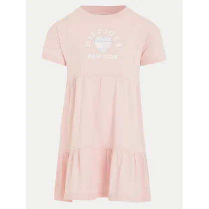 Zdjęcie Tommy Hilfiger Sukienka codzienna Heart KG0KG07926 M Różowy Regular Fit