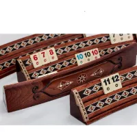 Zdjęcie Drewniany zestaw z mozaiką do partii w remika - Helena Woodart