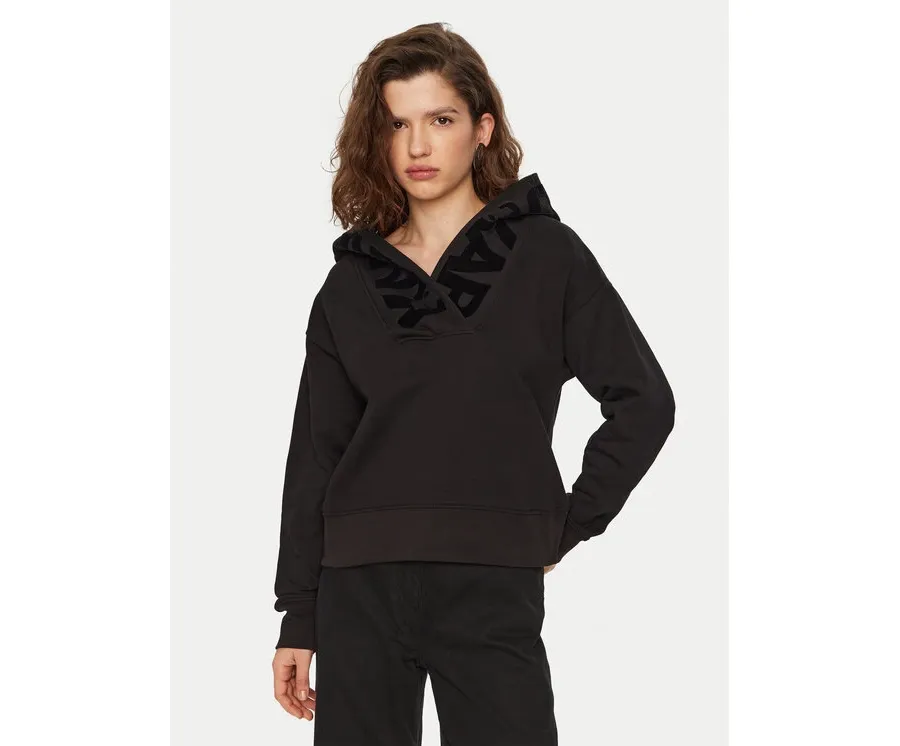 obrazek 1 KARL LAGERFELD Bluza A1W20064 Czarny Relaxed Fit