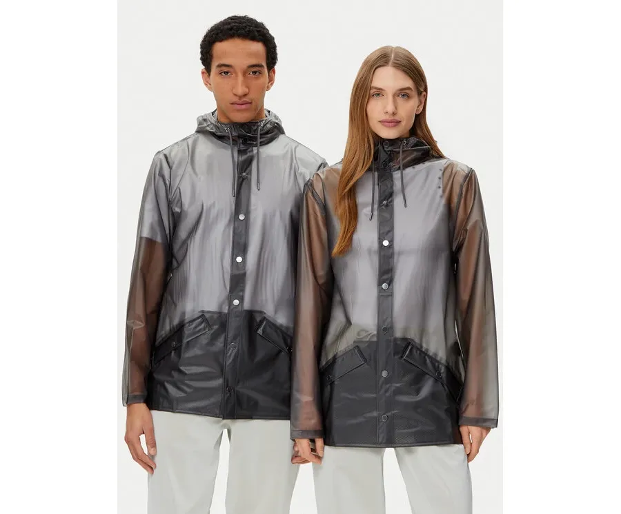 obrazek 1 Rains Kurtka przeciwdeszczowa Unisex 12010 Brązowy Regular Fit