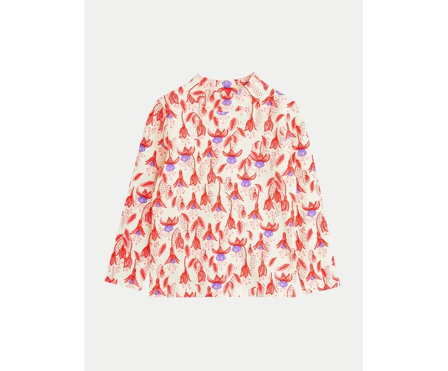 obrazek 1 Mini Rodini Bluzka Fuchsia 2472012442 Kolorowy Regular Fit MINI RODINI