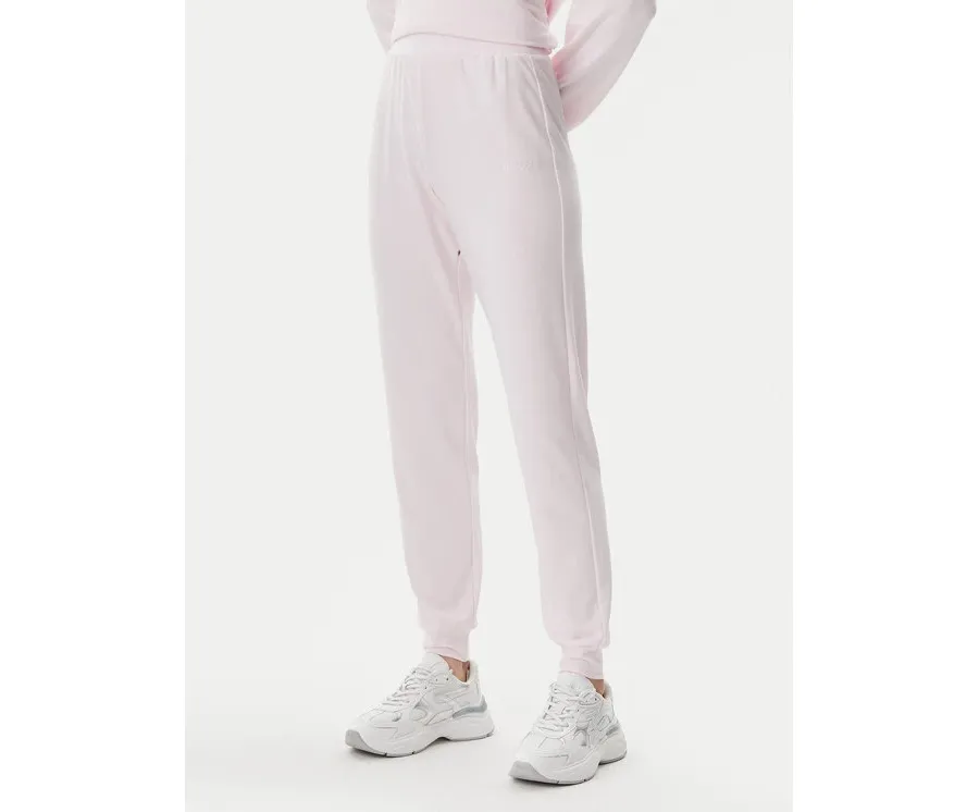 obrazek 1 Guess Spodnie materiałowe O5GB05 KCQP2 Różowy Regular Fit