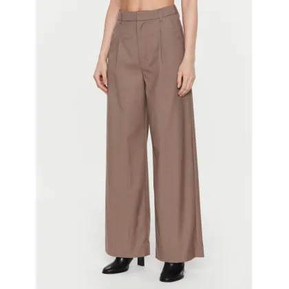 Zdjęcie Gestuz Spodnie materiałowe Paula 10905912 Brązowy Relaxed Fit