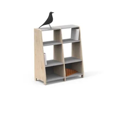 Zdjęcie Podwójna półka/regał dziecięcy ASYMETRY MONTESSORI - Mathy by Bols