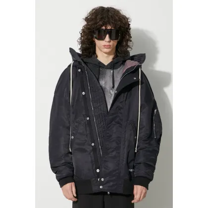 Zdjęcie Rick Owens kurtka męska kolor czarny zimowa