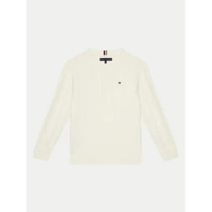 Zdjęcie Tommy Hilfiger Sweter KB0KB09348 Écru Regular Fit