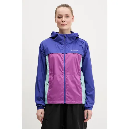 Zdjęcie Columbia kurtka outdoorowa Crested Canyon Windbreaker kolor niebieski 2116481