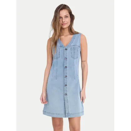 Zdjęcie Noisy May Sukienka jeansowa Rikka 27033695 Niebieski Slim Fit