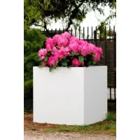 Picture Stylish polymer concrete flower pot from Kama Flower