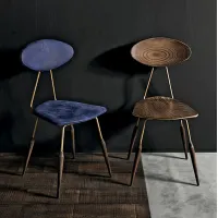 Picture A tasteful wooden chair in a minimalist style