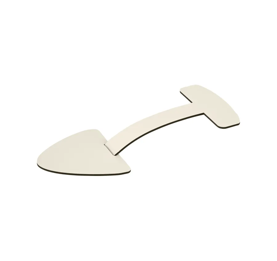 obrazek 4 Zestaw prawideł do butów w kolorze białym i waniliowym